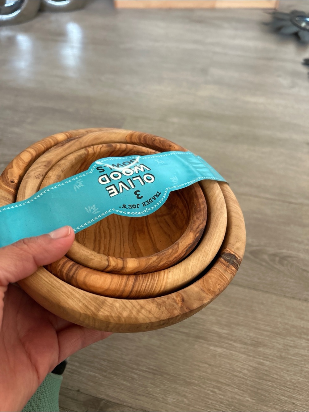 Olive Wood Nesting Bowls - Set of 3 - Picture 1 of 1